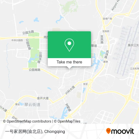 一号家居网(渝北店) map