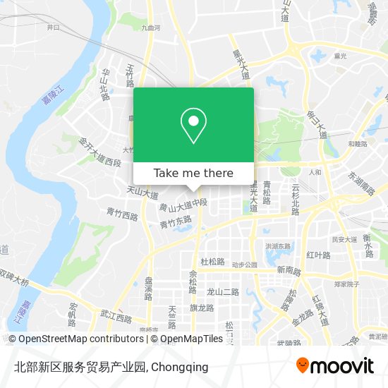 北部新区服务贸易产业园 map