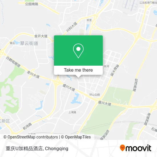 重庆U加精品酒店 map
