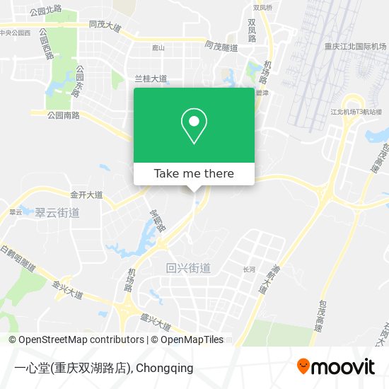 一心堂(重庆双湖路店) map