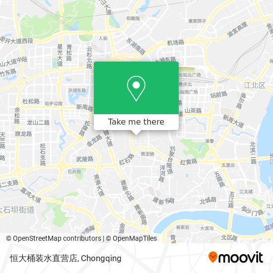 恒大桶装水直营店 map