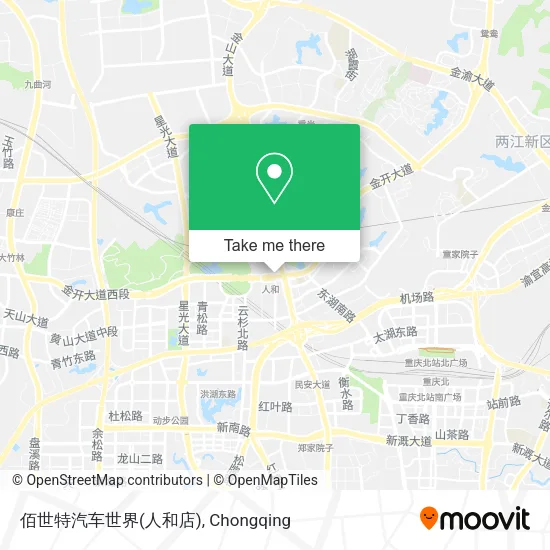 佰世特汽车世界(人和店) map