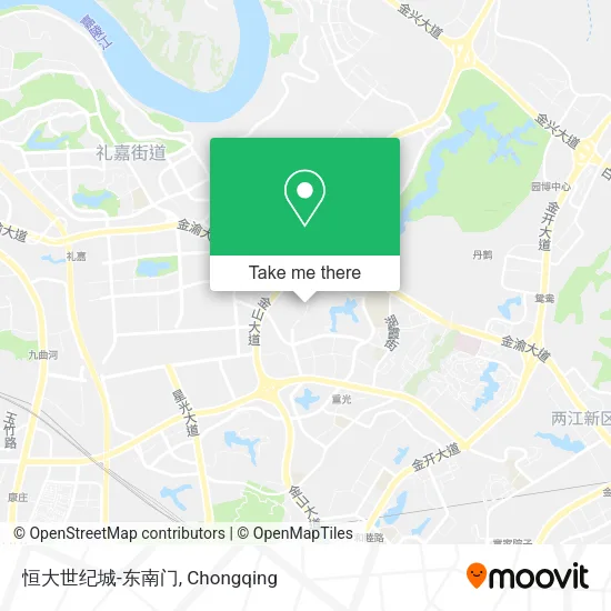 恒大世纪城-东南门 map