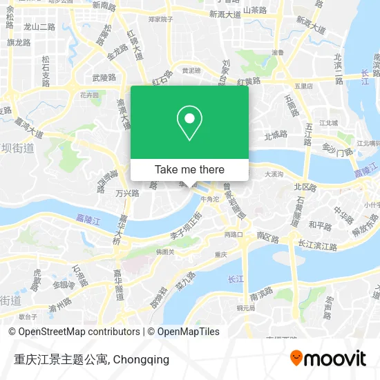 重庆江景主题公寓 map