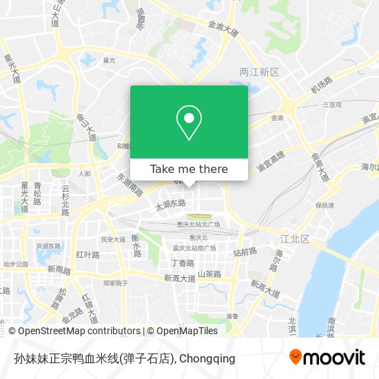 孙妹妹正宗鸭血米线(弹子石店) map
