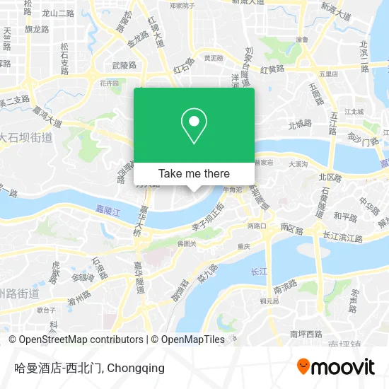 哈曼酒店-西北门 map