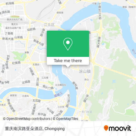 重庆南滨路亚朵酒店 map