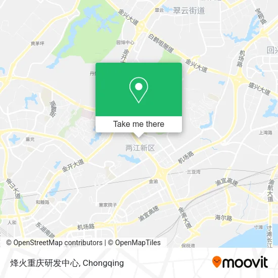 烽火重庆研发中心 map
