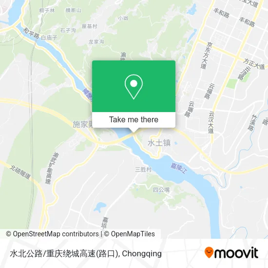水北公路/重庆绕城高速(路口) map