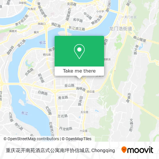 重庆花开南苑酒店式公寓南坪协信城店 map