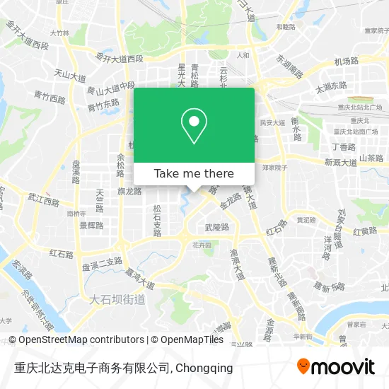 重庆北达克电子商务有限公司 map