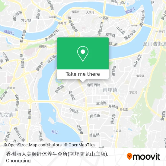 香榭丽人美颜纤体养生会所(南坪骑龙山庄店) map