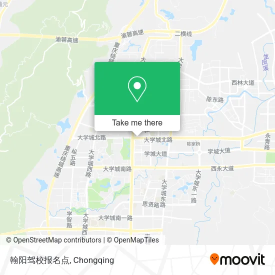 翰阳驾校报名点 map