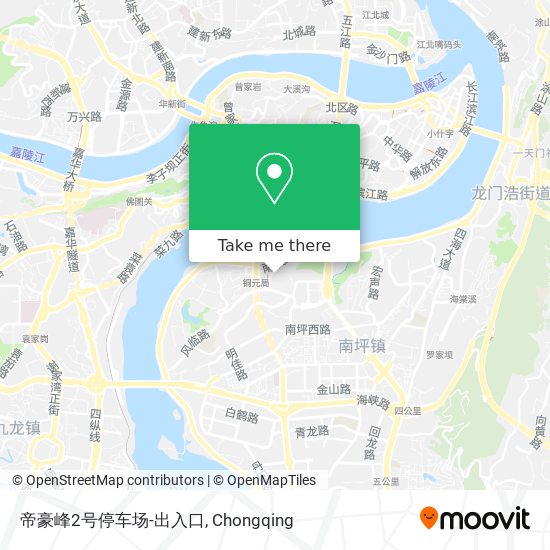 帝豪峰2号停车场-出入口 map