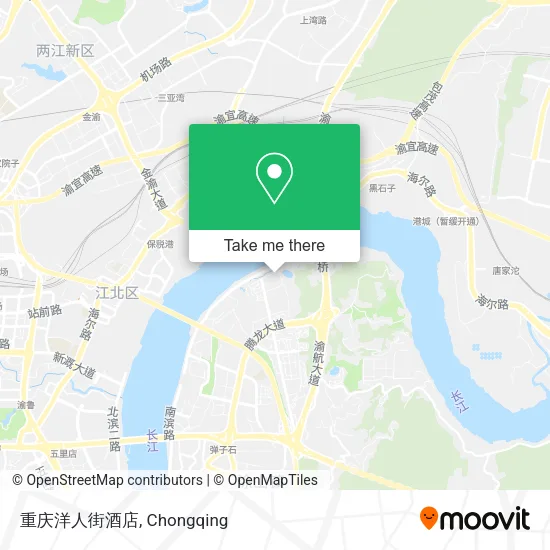 重庆洋人街酒店 map