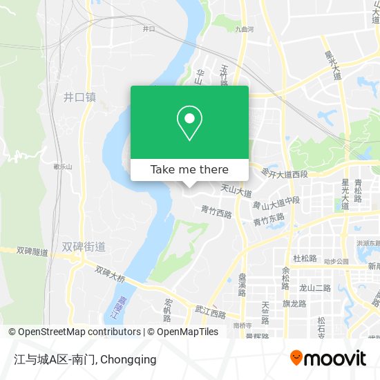 江与城A区-南门 map