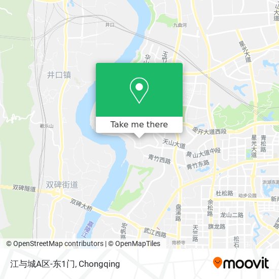 江与城A区-东1门 map