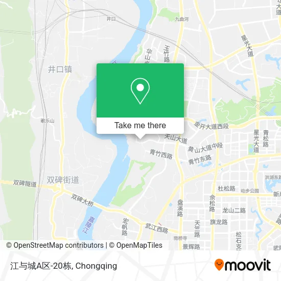 江与城A区-20栋 map