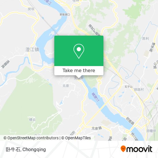 卧牛石 map