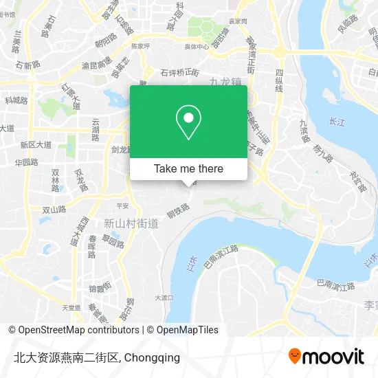 北大资源燕南二街区 map