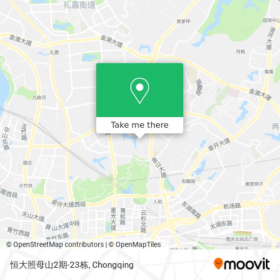 恒大照母山2期-23栋 map