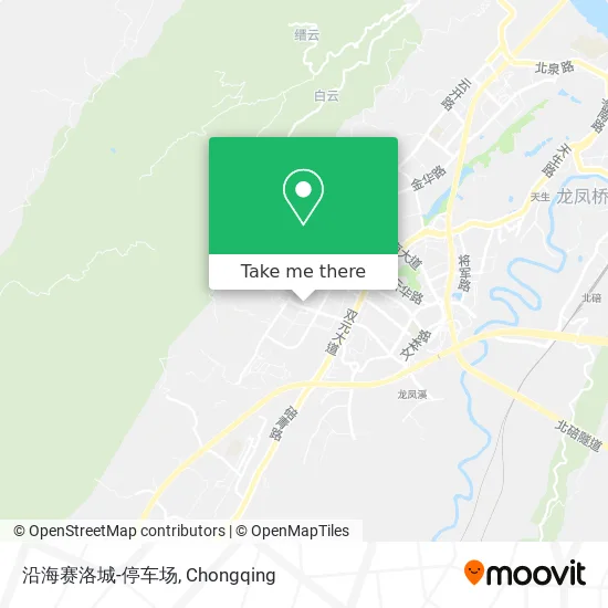 沿海赛洛城-停车场 map