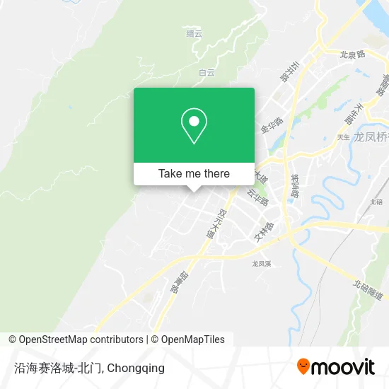 沿海赛洛城-北门 map