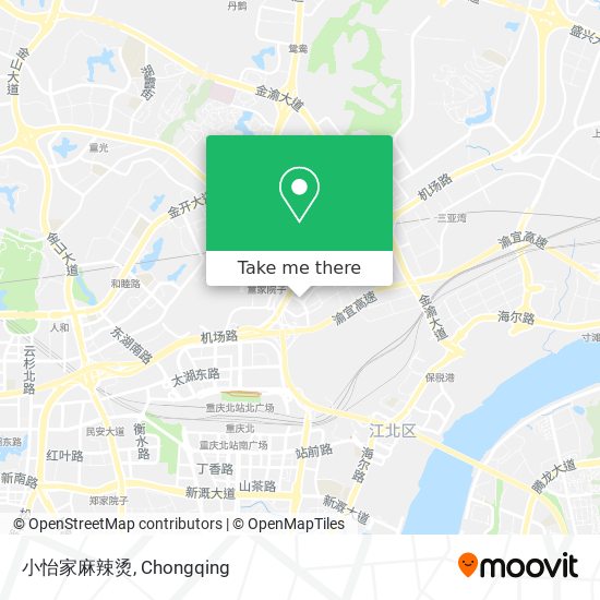 小怡家麻辣烫 map