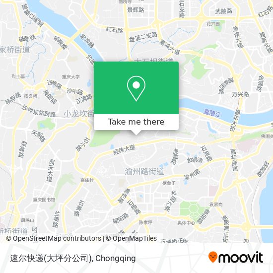 速尔快递(大坪分公司) map