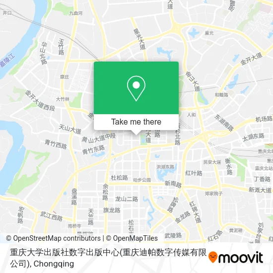 重庆大学出版社数字出版中心(重庆迪帕数字传媒有限公司) map
