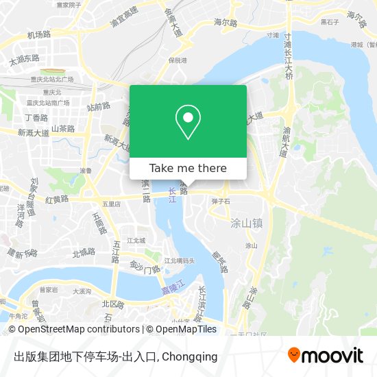 出版集团地下停车场-出入口 map