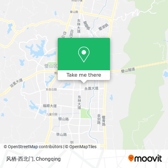 风栖-西北门 map