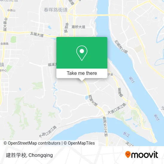 建胜学校 map