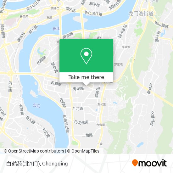 白鹤苑(北1门) map