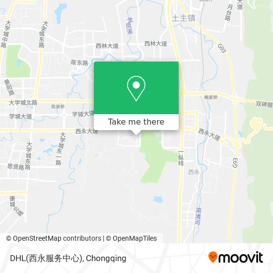 DHL(西永服务中心) map
