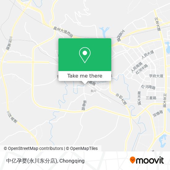 中亿孕婴(永川东分店) map
