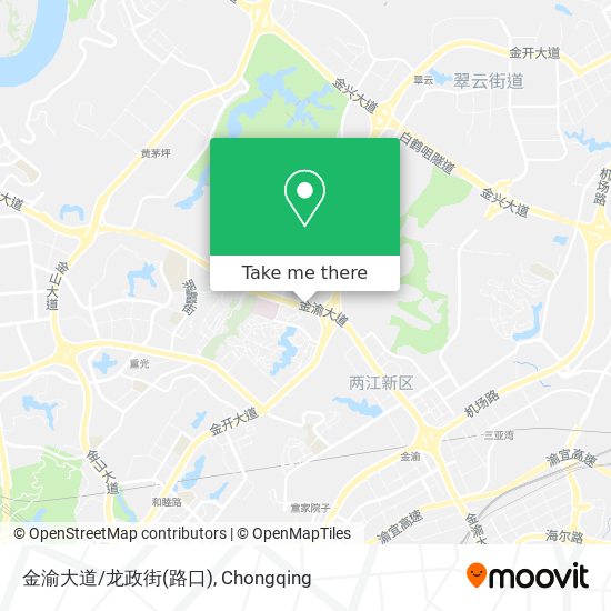 金渝大道/龙政街(路口) map