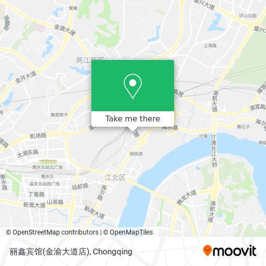 丽鑫宾馆(金渝大道店) map