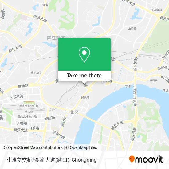 寸滩立交桥/金渝大道(路口) map