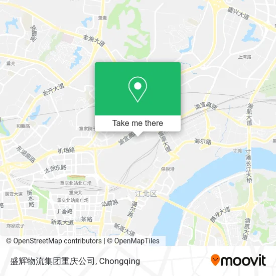 盛辉物流集团重庆公司 map