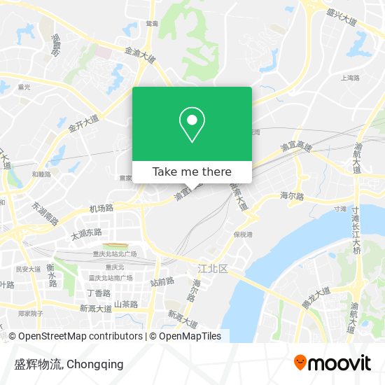 盛辉物流 map