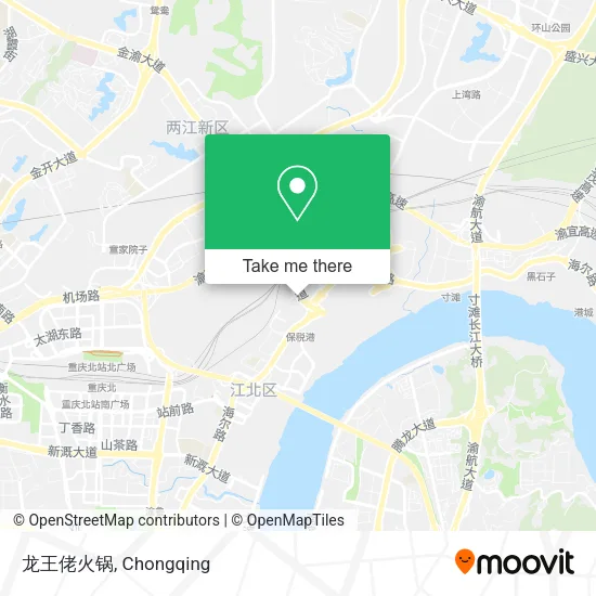 龙王佬火锅 map