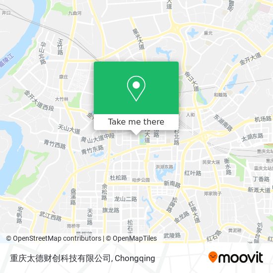 重庆太德财创科技有限公司 map