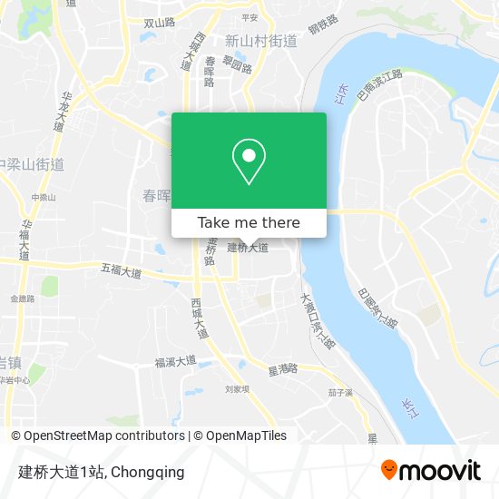 建桥大道1站 map