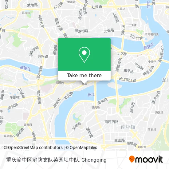 重庆渝中区消防支队菜园坝中队 map
