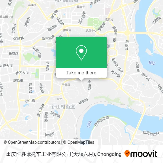 重庆恒胜摩托车工业有限公司(大堰六村) map