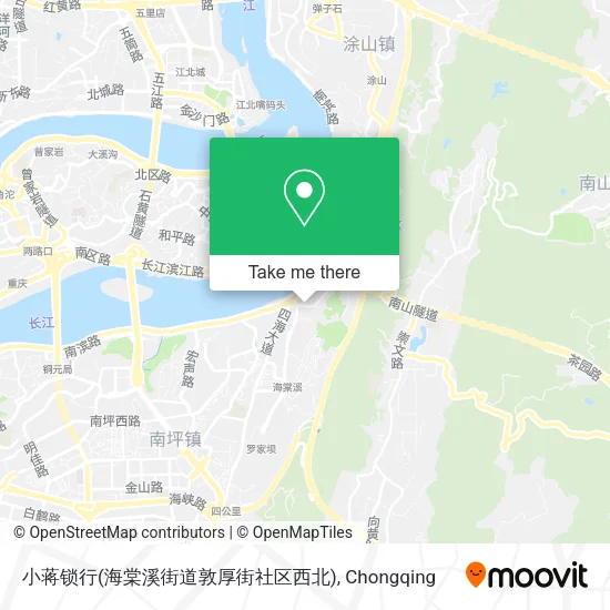 小蒋锁行(海棠溪街道敦厚街社区西北) map