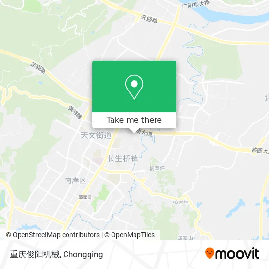 重庆俊阳机械 map