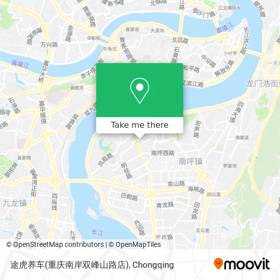 途虎养车(重庆南岸双峰山路店) map