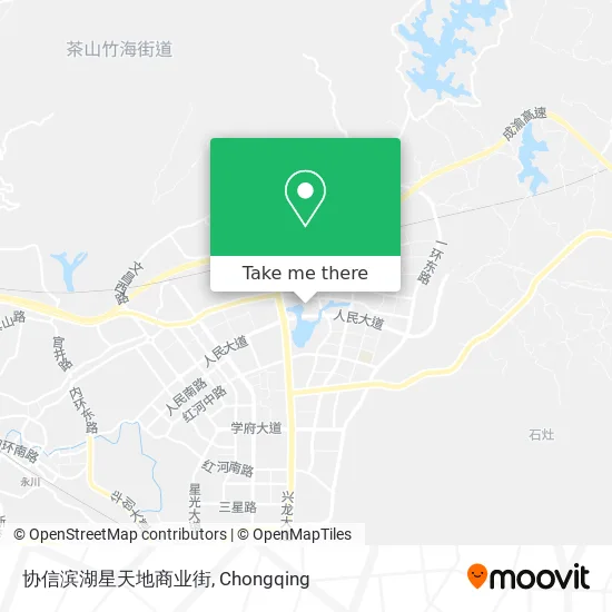 协信滨湖星天地商业街 map